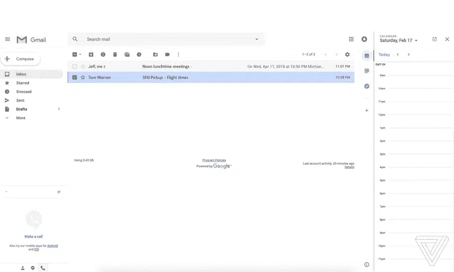 Nuevo Interfaz Gmail